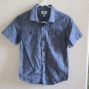 Boy's Short Sleeve Collared Shirt